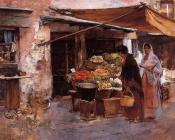 弗兰克 杜韦内克 : Venetian Fruit Market